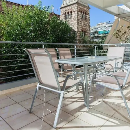 Scenic Balcony Apt In Vibrant Petralona-2